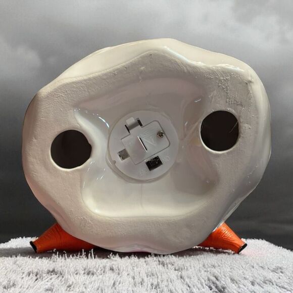 Stacked Frights 3 Stacked Ghosts  LED 13” Tall Figurine White Ceramic Decor - Picture 7 of 7